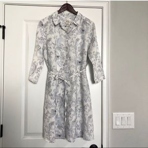 Malvin 100% Linen Printed Shirtdress